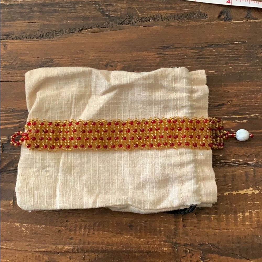 Peruvian Handmade beaded bracelet made by local artisans